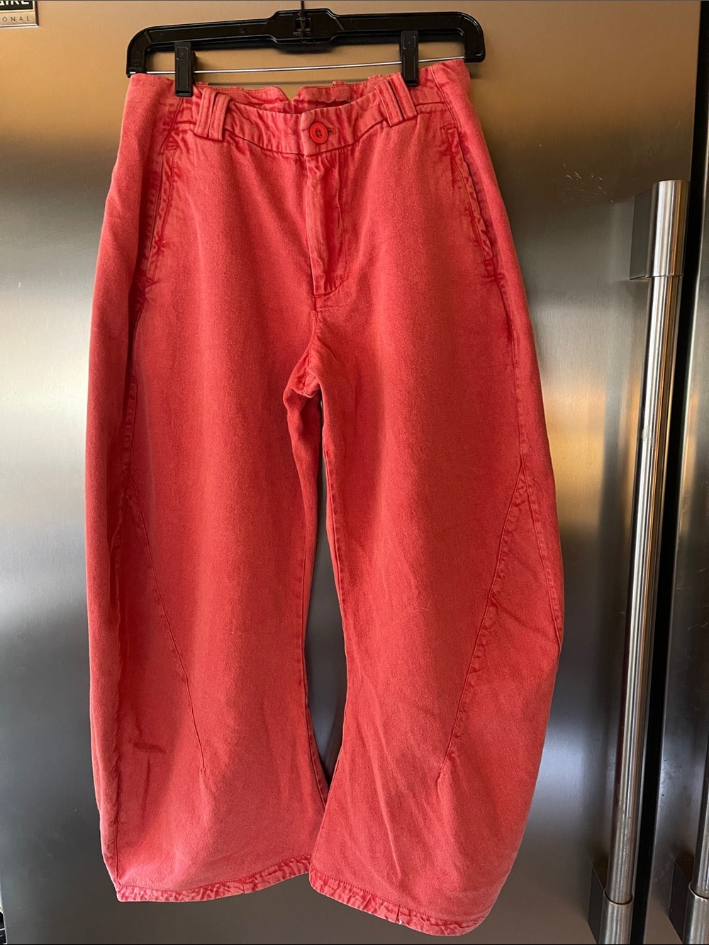 Free people SPOTLIGHT WASHED BARREL TROUSERS size 6